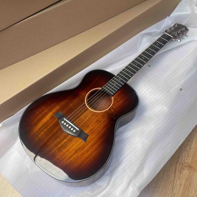 China Guitarra acústica de madera KOA de 36 pulgadas de estilo Taylr en venta