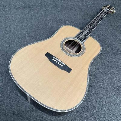 中国 Solid R Back Side Life Tree Inlay Abalone Binding Dreadnought Acoustic Guitar Martin Guitar Style 販売のため