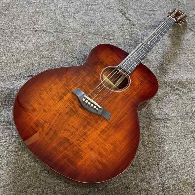 China Custom 43 Inch KOA Wood Jumbo Acoustic Guitar with BB Band Electronic for sale