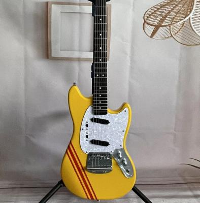 China Fender Mustang Vintera II '70S Competencia Mustang Guitarra eléctrica SS Pickup Dot Inlay en venta