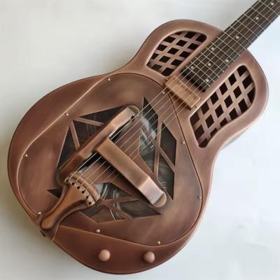 China Guitarra de resonancia de la serie 19, guitarras resofónicas, guitarra de cuerpo metálico Duolian en venta