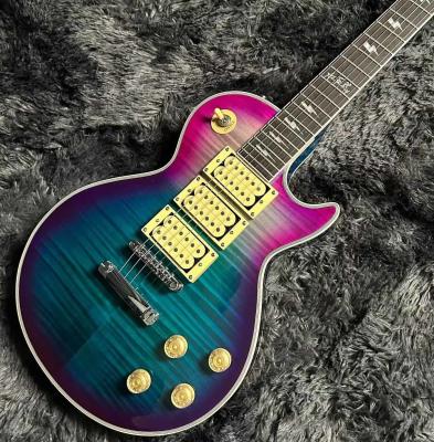 中国 Custom GB Style Flamed Maple Top Ace Frehley Electric Guitar Mahogany Body Rosewood Fretboard 6 Strings 販売のため