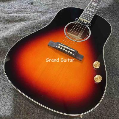 中国 Custom 41 Inch J-45 Sunburst Acoustic Guitar, Rosewood BACK SIDE 販売のため