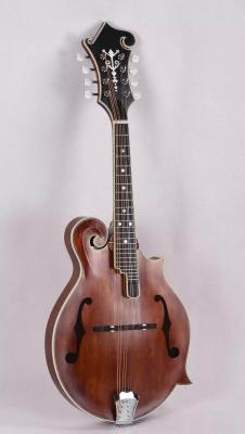 China Custom Grand Handcarved Solid Spruce Top 8 Strings F Style Mandolin, Accept Mandolin OEM for sale