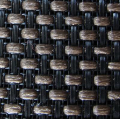 China Cabinet Grill Cloth Brown/Black Basket Weave, 59