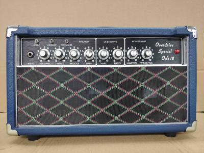 China Dumble Style Amp Overdrive Special G-OTS Mini Guitar Amplifier Head JJ Tubes with Loop in Blue Tolex VOX Grill Cloth for sale