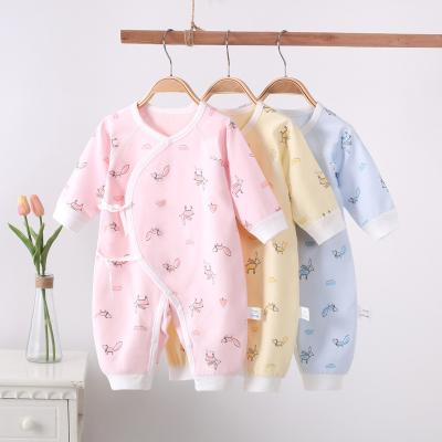 China Lovely 2022 Onesie Summer Newborn Baby Pajamas Air Conditioning Baby Romper Clothes for sale