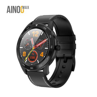 China Touch screen Ainoomax L171 smartwatch ecg phone maintenance dt98 smart watch no.1 metal leather strap for sale