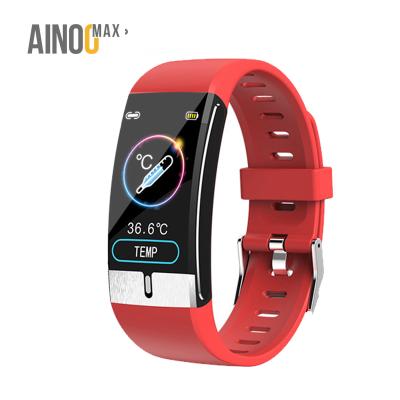 China Ainoomax L255 Touch Screen ECG e66 Body Temperature Watch Hospital Monitor Child Wrist Band Wristband Smartwatch 2020 for sale