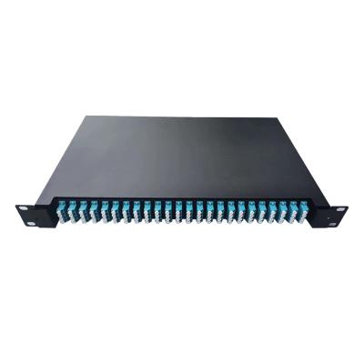 China 260*200*60 mm FTTH Distribution Fiber System 1U 96 Core LC SC Rack Mounted MPO MTP Fiber Optic Patch Panel ODF for sale