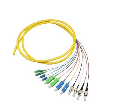 China 1.5m SC/UPC or SC/APC Single Core Optical Fiber Pigtail with Insertion Loss ≤0.3dB for sale