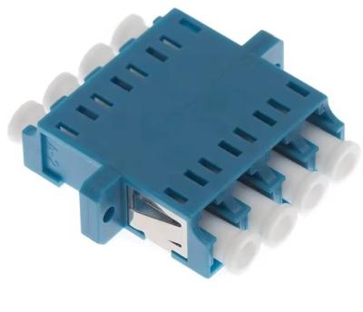 China SM MM 4 poort LC APC/UPC 4 duplex glasvezel-optische adapter voor glasvezelsignaaloverdracht Te koop