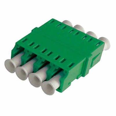 China Adaptador de fibra óptica FTTH LC Cuad Flange Coupler 4 LC para 40 a 85 Temp Compatibilidad en venta