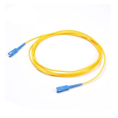 China Telecommunication Fiber Optic Printer Jumper with SC-SC Connectors and Tail Cable for sale