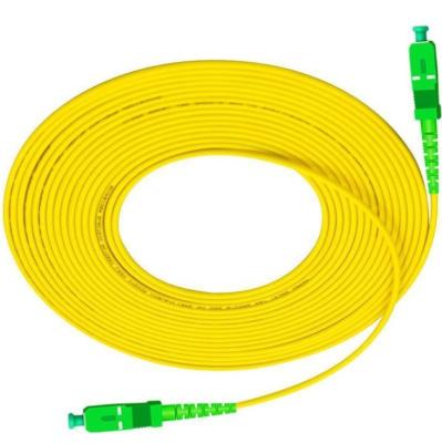 China Fibra óptica Jumper G657a2 Cordón de parche de modo único con conector SC FC ST LC tipo UPC en venta