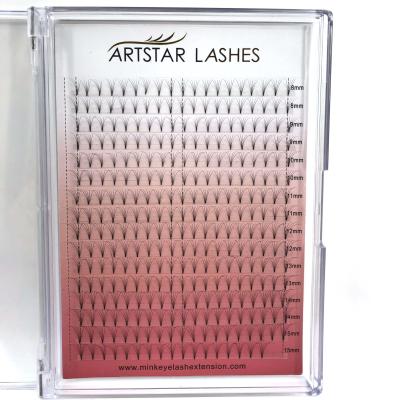 China Natural Private Label Eyelash Extensions Long Root 4D Fan Bulk Premade Fans Loose Fans Eyelash Extension Kit for sale