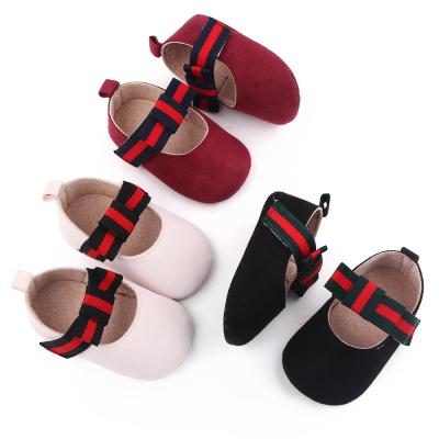 China Durable Spring Baby Princess Bow-knot Shoes Soft Sole Baby Shoes 0-1 Years Old for sale