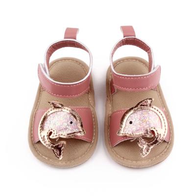 China Breathable Unique Newborn Toddler Baby Shoes Infant Toddler Summer Baby Sandals Light Cute TPR Fruit Animal Newborn Sandals for sale