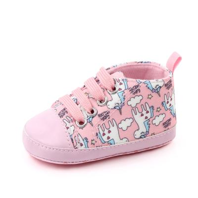 China Loose Casual Anti-odor New Arrival Baby Shoes Unisex Anti-skid Canvas Infant Shoes for sale