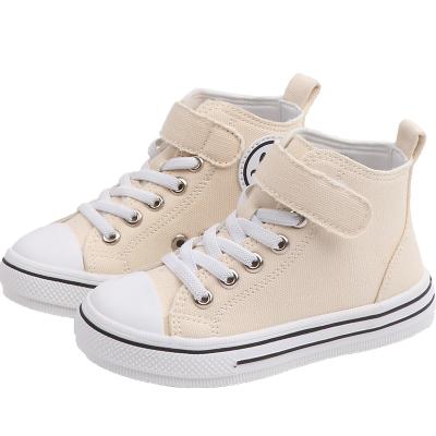 China Anti-odor new arrival children's shoes hook-loop fashionable children's canvas shoes wholesale for sale