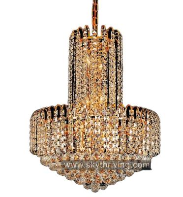 China Traditional Classic Chandelier Lighting K9 Crystal Down Lights Chandeliers for sale