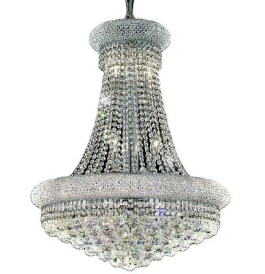 China Modern Customize Chrome / Gold Crystal Chandelier Pendant Lamp For Hotel for sale