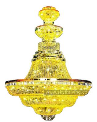 China Large Contemporary Crystal Chandeliers Lighting Large Hotel Chandelier /luxury Crystal Chandeliers for sale