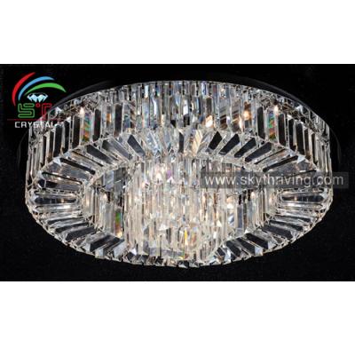 China Modern Contemporary Hotel Crystal Pendant Light LED Ceiling Lamp Chandelier for sale