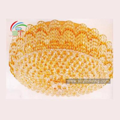 China Contemporary crystal ceiling light for hotel for sale