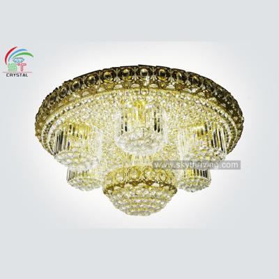 China Modern office luxury crystal ceiling light for sale