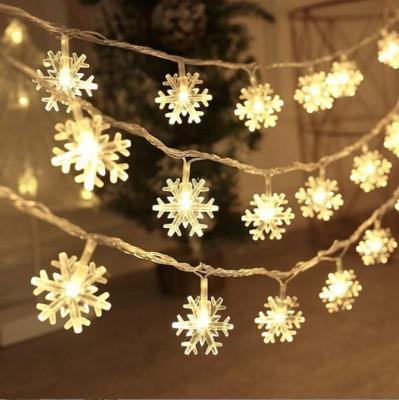 China LANDSCAPE New LED Outdoor Solar Snowflake Christmas String Light from Amazon for sale