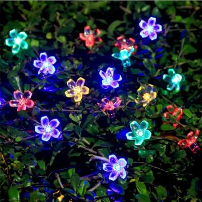 China Solar LANDSCAPE Christmas String Light Garden Cherry Blossom Light for sale