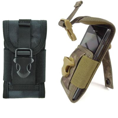 China 1000D Tactical Nylon Fabric MOLLE Small Cell Phone Pouch 1000D Waterproof Belt Bag For 4.7