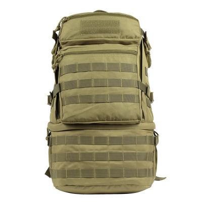 China 59L large capacity waterproof tactical backpack travel camping military backpack with molle system for sale