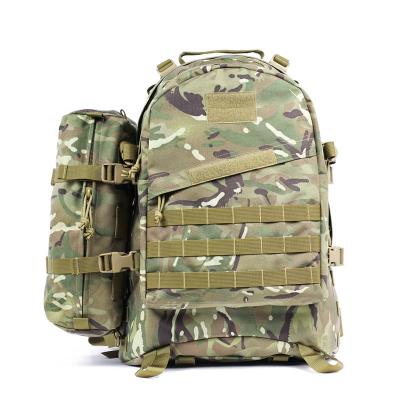 China 55L 1000D Cordura Nylon Waterproof Outdoor Camping Camouflage 3Days Tactical Backpack for sale