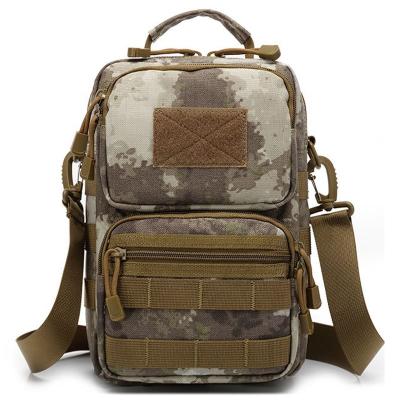 China Waterproof Shockproof Dustproof Tactical Men's Handbags Molle Sling Military Cross - Body Shoulder Bag for sale