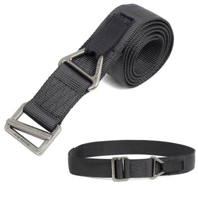 China Adjustable Tactical Nylon Belt CQB Metal Buckle Metal Buckle Police Duty Military Belt for sale