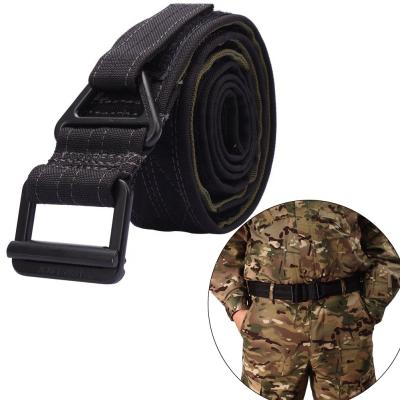 China Tactical Mens Fabric 1050D Nylon Camouflage 1050D Nylon Fabric EDC Military Belt Waterproof&Durable Heavy Duty Belt For Fireman And Instructor for sale