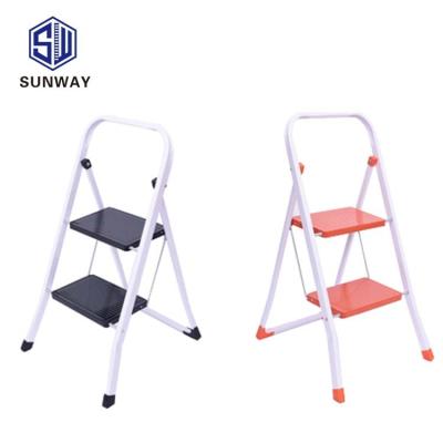 China Hot Sale High Quality Folding Ladders 3 Step Platform Steel Folding Ladder for sale