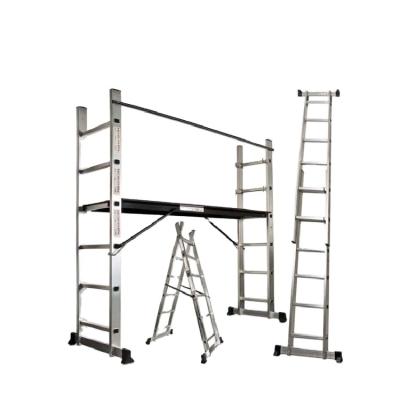 China Multifunctional Aluminum Telescopic Ladders Scaffolding Folding Ladders Industrial Tripod Ladder for sale