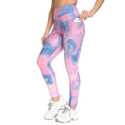 China Sexy Fashion Antibacterial Gaiters Yoga Pants With Pockets For Women Workout Leggings Women Gaiters for sale