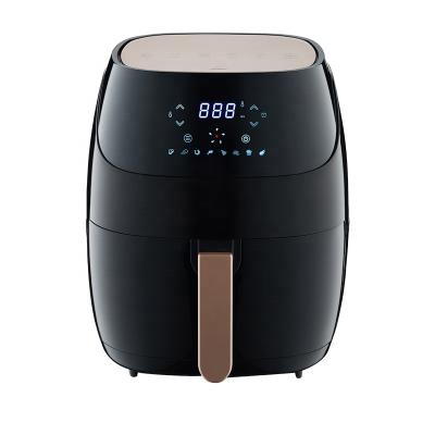 China 1500W 5L Healthy Touch Screen Deep Fryer No Oil Air Fryer with Nonstick Basket for sale