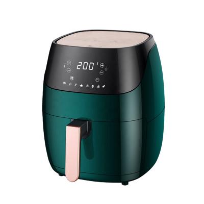 China Hot Selling Hotel Touch Screen 5L Household Digital Oil Free Square Air Fryer Deep Fryer for sale