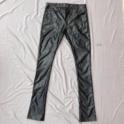 China Spandex/Cotton DENIMGUYS Regular Straight Leg Flare Fitted Mens Twill Pants Black Trackpants Trackpants Stacked Leather Pants for sale