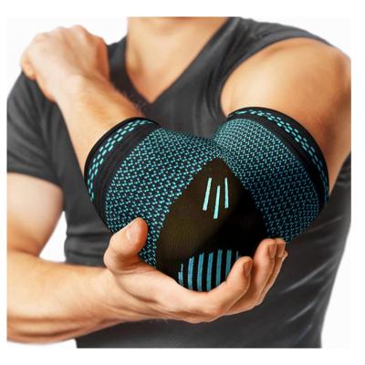 China Tennis football basketball mountaineering outdoor sports Amazon hot-selling multifunctional knit sports elbow pain elbow support for sale