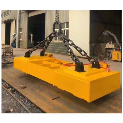 China Metal Billet Lifting Crane with Lifting Magnet and Rectangular Electric Billet Lifting Magnet for sale