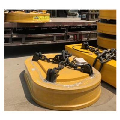 China Metal Blocks Magnet Lifter 15 Ton And Bridge Crane With Electromagnetic Plate for sale