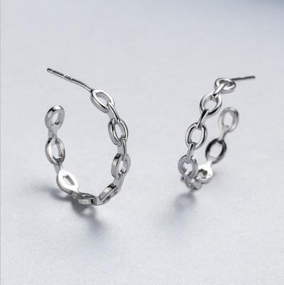 China Small circle earring women 2020 hot sale factory casual/sporty stainless steel earrings for sale