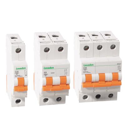 China PA66 Automotive Miniature Circuit Breaker 16A 25A 2 Pole MCB Circuit Breaker for sale