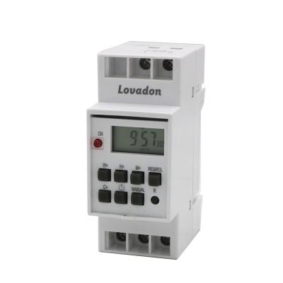 China 7 Big Buttons for Easy Operation Weekly Programmable Periodic Timer Digital LCD Display Electric Timer for sale